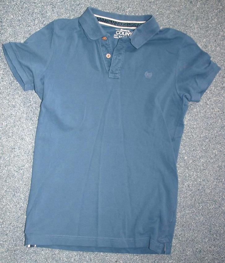 Polo Colin's petrol blauw mt M, Kleding | Heren, Polo's, Gedragen, Maat 48/50 (M), Blauw, Ophalen of Verzenden