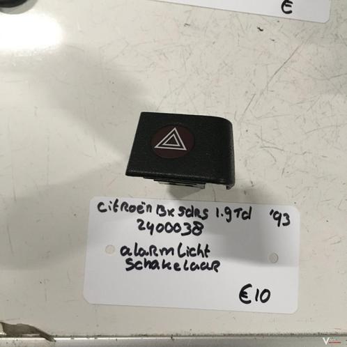 Citroen BX 1993 1.9 trd Wagennr 2400038 Alarmlichtschakelaar, Auto-onderdelen, Dashboard en Schakelaars, Gebruikt, Ophalen of Verzenden