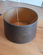 Bruine Lampenkap, Huis en Inrichting, Lampen | Lampenkappen, Gebruikt, Rond, Ophalen of Verzenden, Modern
