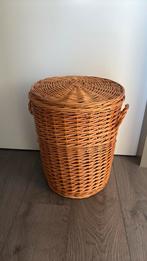 Rotan / rieten mand - 42 cm hoog, Ophalen, Zo goed als nieuw, Rond, Riet