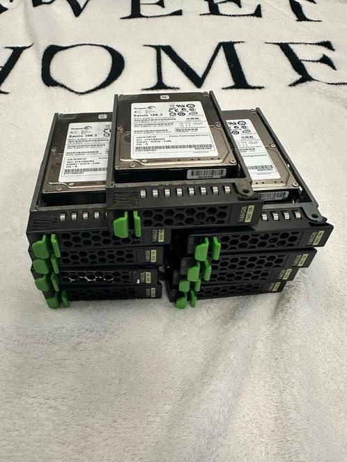 9 x 146GB SAS 10K Seagate | Fujitsu Siemens server, Computers en Software, Harde schijven, Gebruikt, Server, Intern, HDD, SAS
