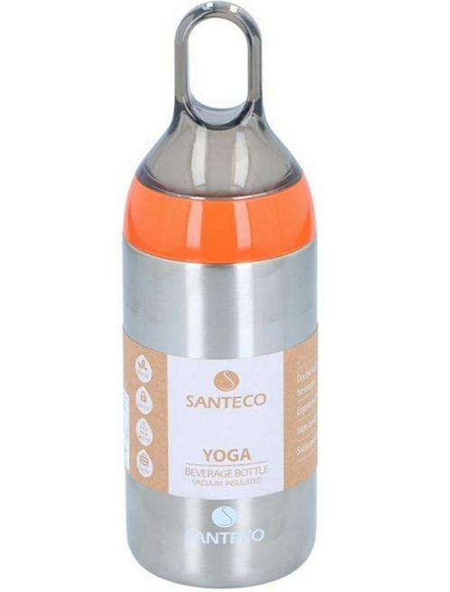 3 Stuks Santeco Thermosflessen Yoga 350ml Nieuw, Sport en Fitness, Bidons, Nieuw, Ophalen of Verzenden