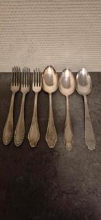 Bestek verzilverd vintage antiek, Antiek en Kunst, Ophalen of Verzenden