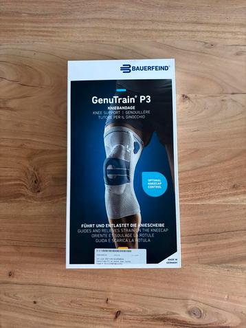 NIEUW! Bauerfeind GenuTrain P3 kniebrace/bandage rechterknie beschikbaar voor biedingen