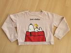 H&M sweater shirt roze Snoopy 164 170, Gebruikt, Meisje, Trui of Vest, H&M