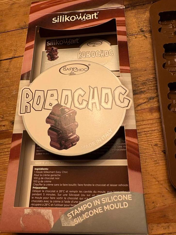 Siliconen Chocolade Vorm - Robot Thema, Huis en Inrichting, Keuken | Keukenbenodigdheden, Nieuw, Ophalen of Verzenden