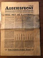 1938 Zeldzaam. Arbeidsfront, Strijdblad voor de NSB (niet te, Ophalen of Verzenden, Nederland, Boek of Tijdschrift