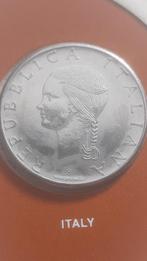 100 lire 1979 Italië + postzegel - Limited edition Franklin, Ophalen of Verzenden, Italië