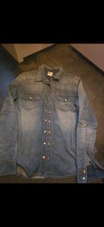 Spijker overhemd (maat 40), Ophalen of Verzenden, Zo goed als nieuw, Blauw, Halswijdte 39/40 (M)