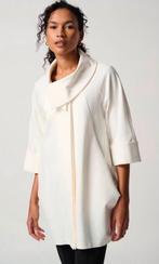 Ribkoff luxe halflange jas in winterwit grote kraag maat M, Kleding | Dames, Jassen | Winter, Maat 38/40 (M), Verzenden, Wit, Joseph Ribkoff