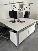 Bureau voor twee personen 160x160 ; duobureau, Ophalen, Zo goed als nieuw