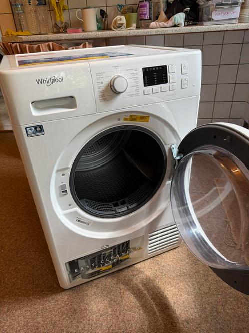 Wirlpool droger FTBE M1072 (warmtepompdroger), Witgoed en Apparatuur, Wasdrogers, Gebruikt, Condens, Voorlader, 6 tot 8 kg, 85 tot 90 cm