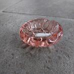 Vintage Kristallen Asbak - Roze - Zo Goed Als Nieuw, Ophalen of Verzenden