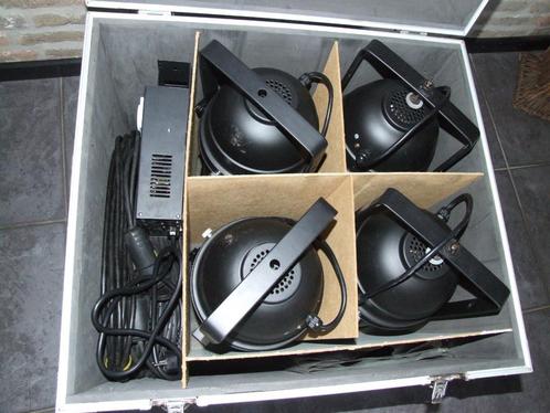 Complete lichtset Par 64 L en DMX dimmerpack in case, Muziek en Instrumenten, Licht en Laser, Gebruikt, Licht, Kleur, Ophalen