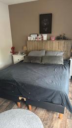 Boxspring 1600x200, Ophalen, Zwart, Tweepersoons, Zo goed als nieuw