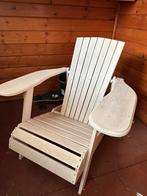 2x Houten Tuinstoel met Kussens – Comfortabel & Stevig, Tuin en Terras, Tuinstoelen, Ophalen, Zo goed als nieuw, Hout