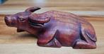 Houten beeldje van een karbou (waterbuffel), Ophalen of Verzenden