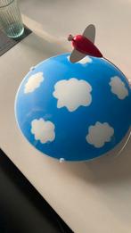 Plafondlamp vliegtuig en wolk, Ophalen of Verzenden, Gebruikt, Glas