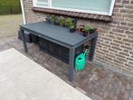 Tuintafel Hartman antraciet aluminium, Tuin en Terras, Ophalen, 4 zitplaatsen, Gebruikt, Eettafel