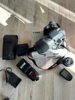 Canon 800D + 50mm 1.8 + 18-135 mm + codox flitser & trigger, Spiegelreflex, Canon, Ophalen of Verzenden, Zo goed als nieuw