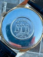 Olma Caravelle supercompressor vintage horloge gilt dial, Ophalen of Verzenden