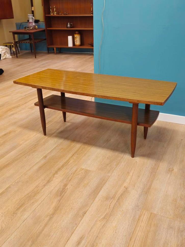 Vintage Salontafel Koffietafel Tafel Bijzettafel, Huis en Inrichting, Tafels | Salontafels, Ophalen