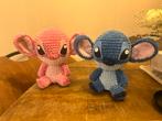 Gehaakte Angel & Stitch Knuffels - Chenille Wol, Ophalen of Verzenden, Nieuw, Overige typen