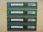 4x Samsung 4GB PC3-12800 DDR3-1600MHz ECC Registered CL11, Computers en Software, RAM geheugen, Server, DDR3, Ophalen of Verzenden