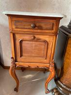 Antiek nachtkastje met marmeren blad, Antiek en Kunst, Antiek | Meubels | Kasten, Ophalen