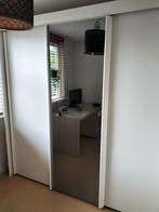 Driedeurs linnenkast met spiegeldeur, Ophalen, Zo goed als nieuw, 50 tot 75 cm, 200 cm of meer