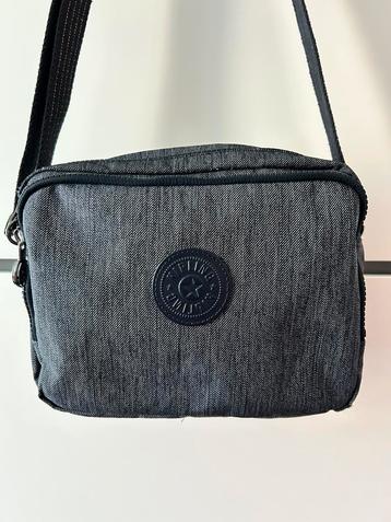 Kipling Silen Crossbodytas/Schoudertas Denim Als nieuw beschikbaar voor biedingen