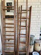 Oude ladders voor decoratie, Ophalen