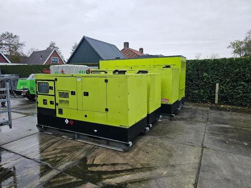 Grote partij aggregaten generatoren 60-100-150-250 Kva, Doe-het-zelf en Verbouw, Aggregaten, Gebruikt, Dieselolie, Ophalen