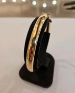 14 karaats gouden slavenarmband / bangle geelgoud, Ophalen of Verzenden, Zo goed als nieuw, Goud, Goud