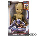 groot 30cm licht + geluid poppetjes guardians of the galaxy, Ophalen of Verzenden, Nieuw