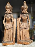 Balinese boekensteunen, Antiek en Kunst, Kunst | Beelden en Houtsnijwerken, Ophalen of Verzenden