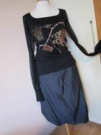 Save The Queen top met Pauw rok maat 38, Maat 38/40 (M), Pauw + Save The Queen, Zo goed als nieuw, Onder de knie