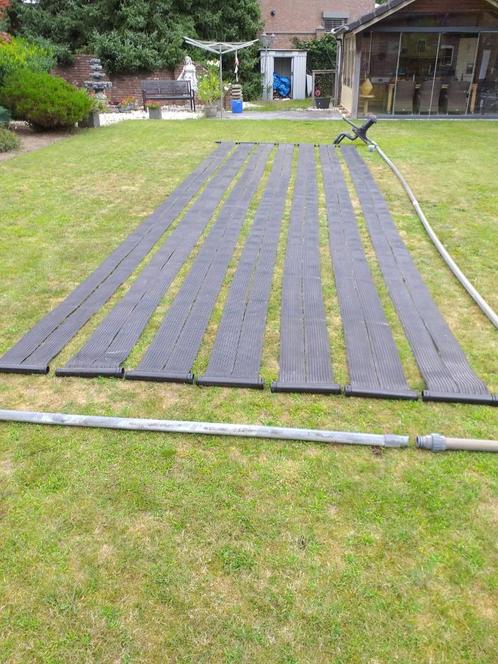 TE KOOP  wegens verbouwing zonnecollectormatten + toebehoren, Tuin en Terras, Zwembad-toebehoren, Gebruikt, Verwarming, Ophalen