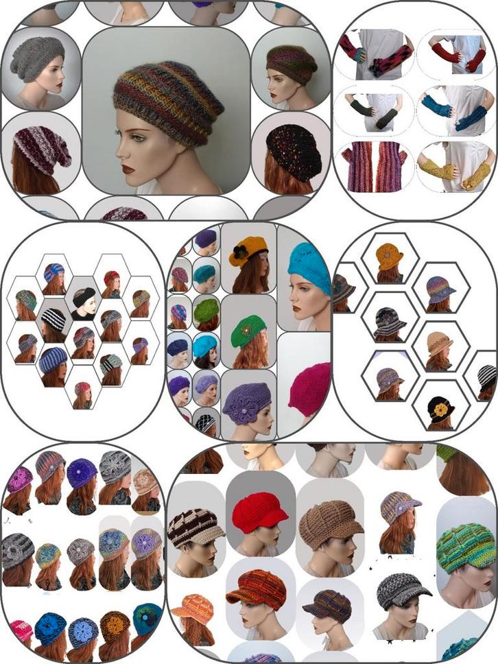 Handgemaakte Mutsen, Baretten, Beanies & Meer!, Kleding | Dames, Mutsen, Sjaals en Handschoenen, Nieuw, Muts, Verzenden