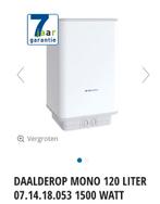 Daalderop mono 120 liter 1500 watt boiler, Doe-het-zelf en Verbouw, Geisers en Boilers, 100 liter of meer, Minder dan 3 jaar oud