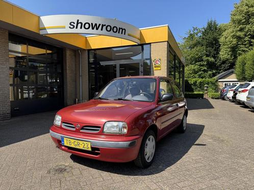 Nissan Micra 1.0 GL APK 06-2026 (bj 1998), Auto's, Oldtimers, Bedrijf, Te koop, Alarm, Metallic lak, Startonderbreker, Nissan