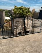 Smeedijzeren tuinpoort, Ophalen, 100 tot 150 cm, IJzer, 200 cm of meer