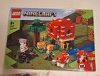 Minecraft lego 21179 Het paddestoelenhuis, Ophalen of Verzenden, Zo goed als nieuw, Complete set, Lego