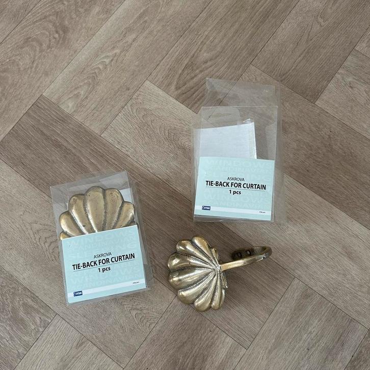 Gouden gordijn tie-back – JYSK – nieuw, Huis en Inrichting, Woonaccessoires | Overige, Nieuw, Ophalen of Verzenden