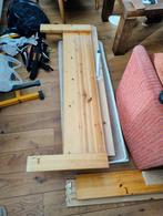 Grenen bed 140x200 - Opknapper, Ophalen, Gebruikt, Tweepersoons, 140 cm