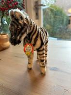 Vintage Steiff Zebra van Mohairwol - Jaren 60, Ophalen of Verzenden, Gebruikt, Overige typen