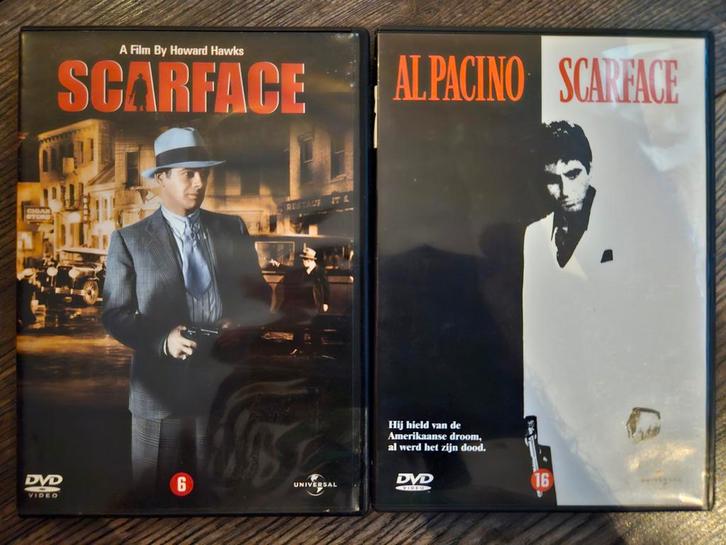 Scarface DVD Set: 1932 Klassieker & 1983 versie Al Pacino, Cd's en Dvd's, Dvd's | Overige Dvd's, Zo goed als nieuw, Boxset, Vanaf 16 jaar