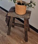 Krukje oud hout landelijk stoer en sober, Ophalen of Verzenden