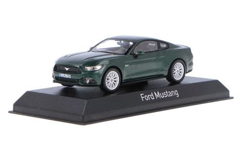 Ford Mustang GT 2015 Groen Schaal 1:43 Norev Ref. 270558, Hobby en Vrije tijd, Modelauto's | 1:43, Nieuw, Auto, Norev, Ophalen of Verzenden
