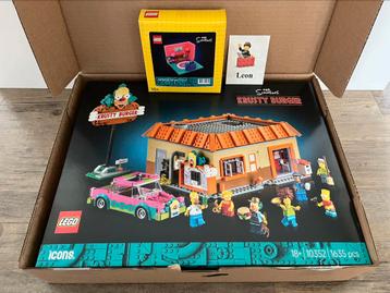 Lego Icons 10352 The Simpsons: Krusty Burger-Nieuw in doos beschikbaar voor biedingen